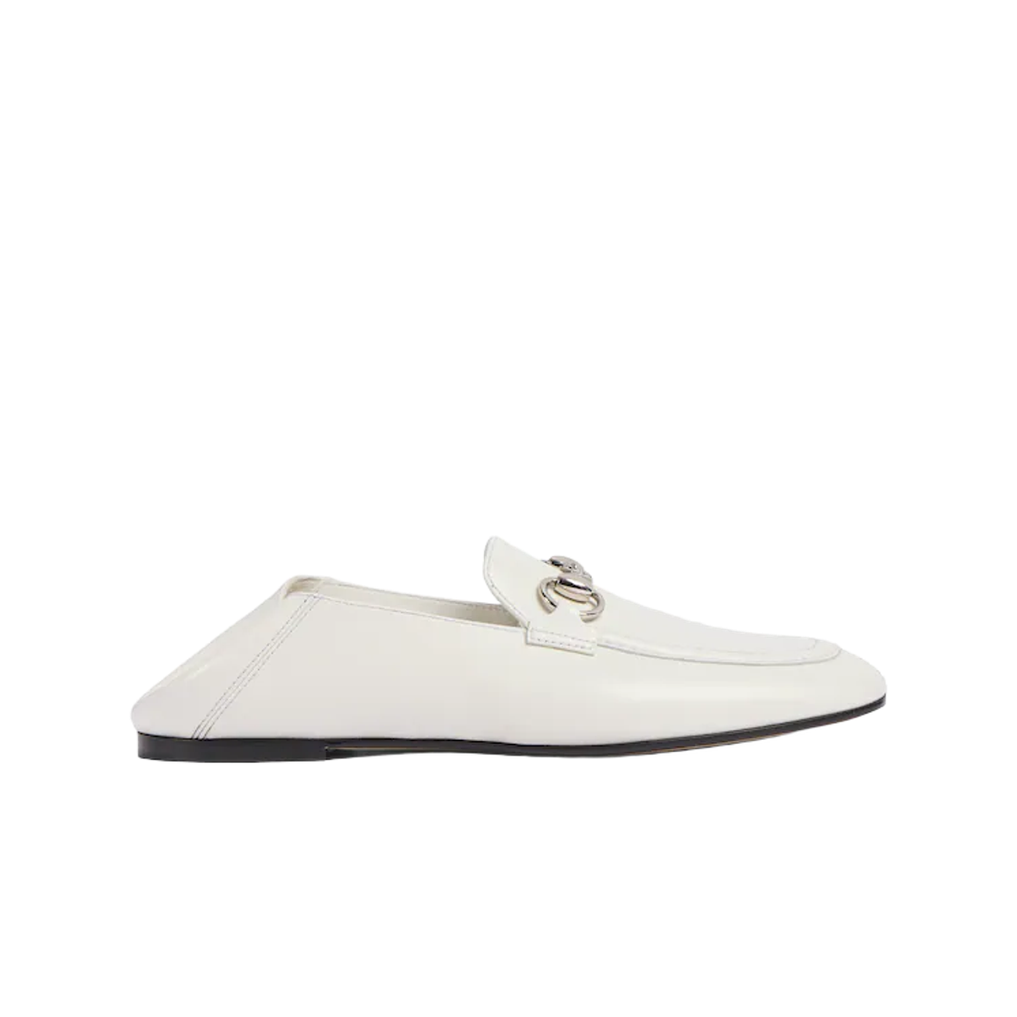 875158-AAFQB-9214 (W) Gucci Horsebit Loafer White