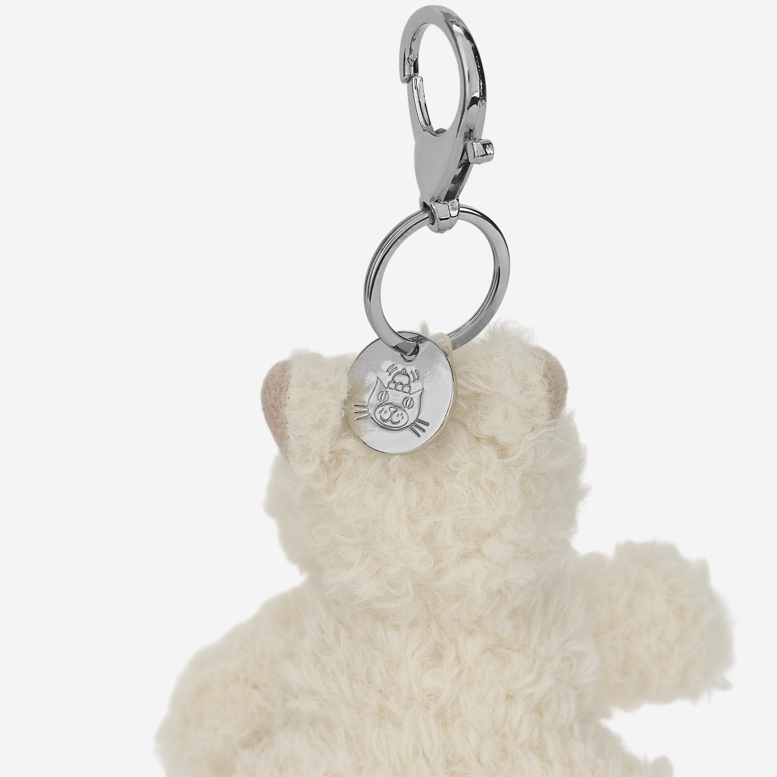 젤리캣 먼로 스코티 도그 백 참 크림(Jellycat Munro Scottie Dog Bag Charm Cream) - 5