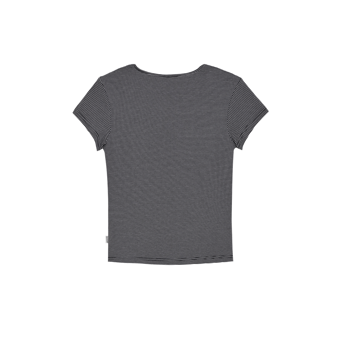라츠유 트위스티 하프 슬리브 티 블랙(LOTS YOU Twisty Half Sleeve Tee Black) - 2