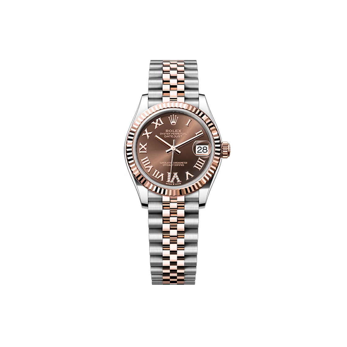 롤렉스 데이저스트 31-278271 초코 로마 + 6 다이아 쥬빌리 NO.7977(Rolex Datejust Chocolate Roman +6 Diamonds Jubilee No. 7977)