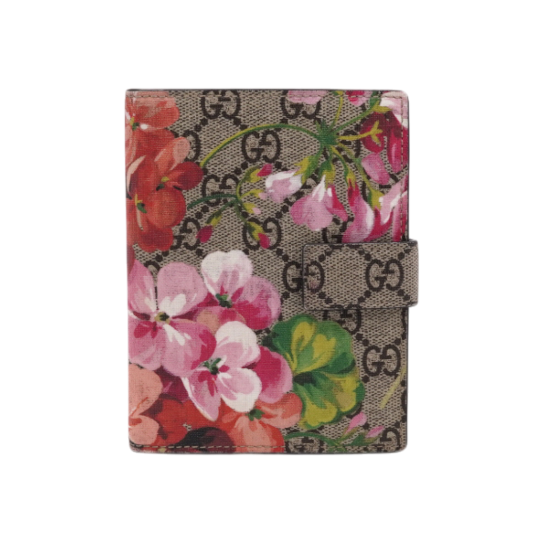 구찌 453170 GG 수프림 Blooms 패스포트커버 카드 여권지갑aa64249(Gucci 453170 GG Supreme Blooms Passport Cover Wallet) - 1