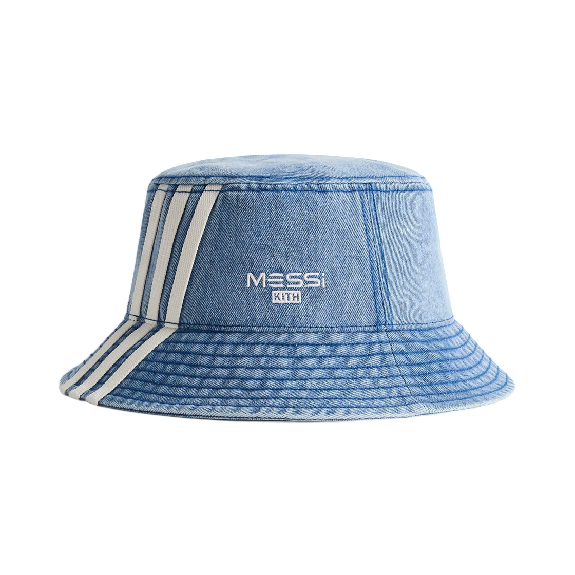 KQ5217 Adidas x Kith x Messi Football Bucket Hat Aurora Ink