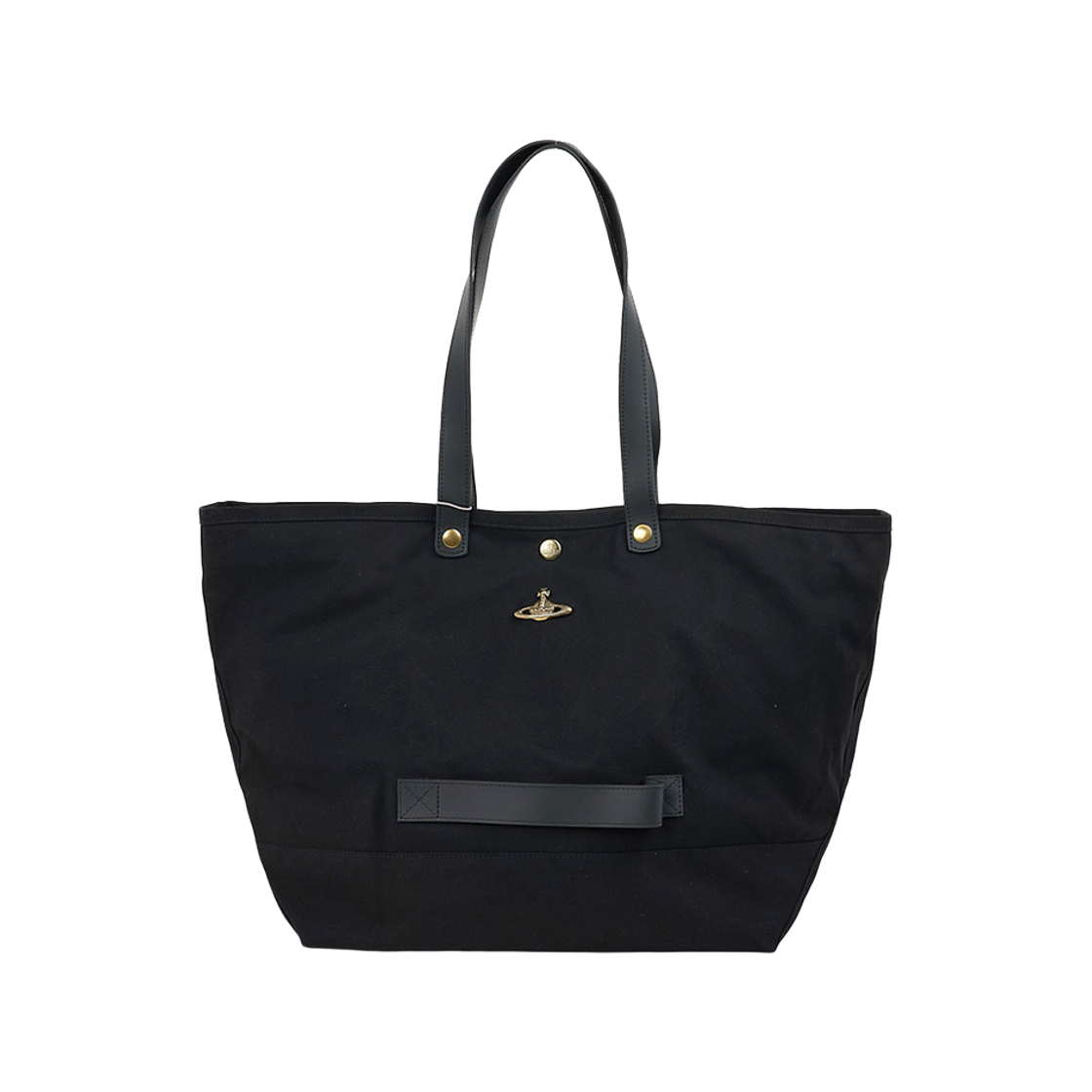 4205007GU-W01CJ-N401 Vivienne Westwood Utility Canvas Tote Bag Black
