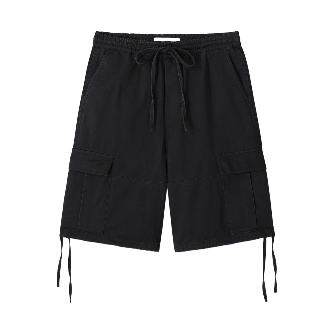 (W) 토니웩 가먼트 워시드 카고 쇼츠 블랙((W) Tonywack Garment Washed Cargo Shorts Black)