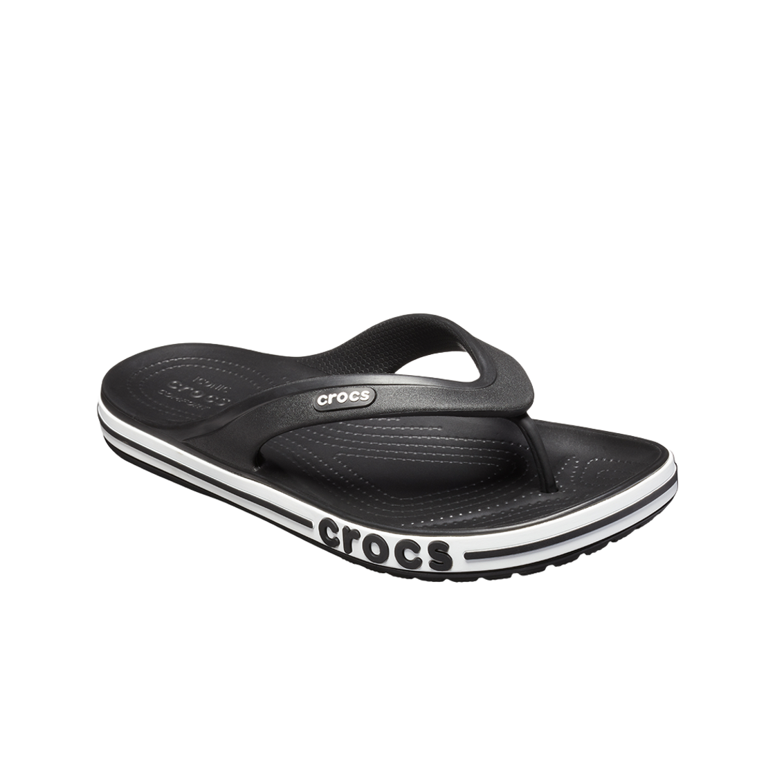 크록스 바야밴드 플립 블랙 화이트 26SUFP205393(Crocs BAYABAND FLIP BKW 26SUFP205393) - 3