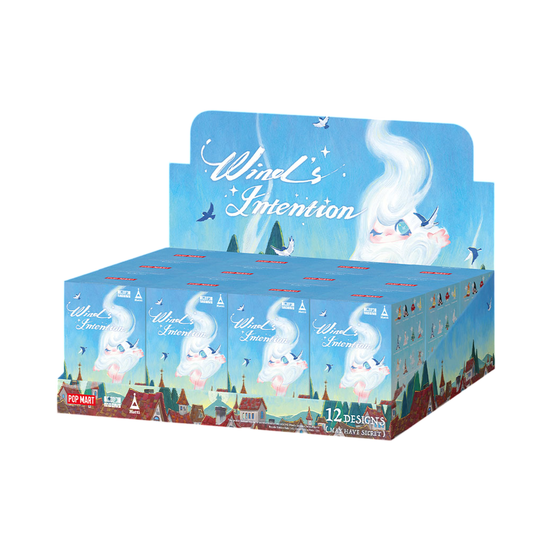 - Pop Mart 1001Moons Wind's Intention Series Figures Sealed Case (12 Blind Boxes)