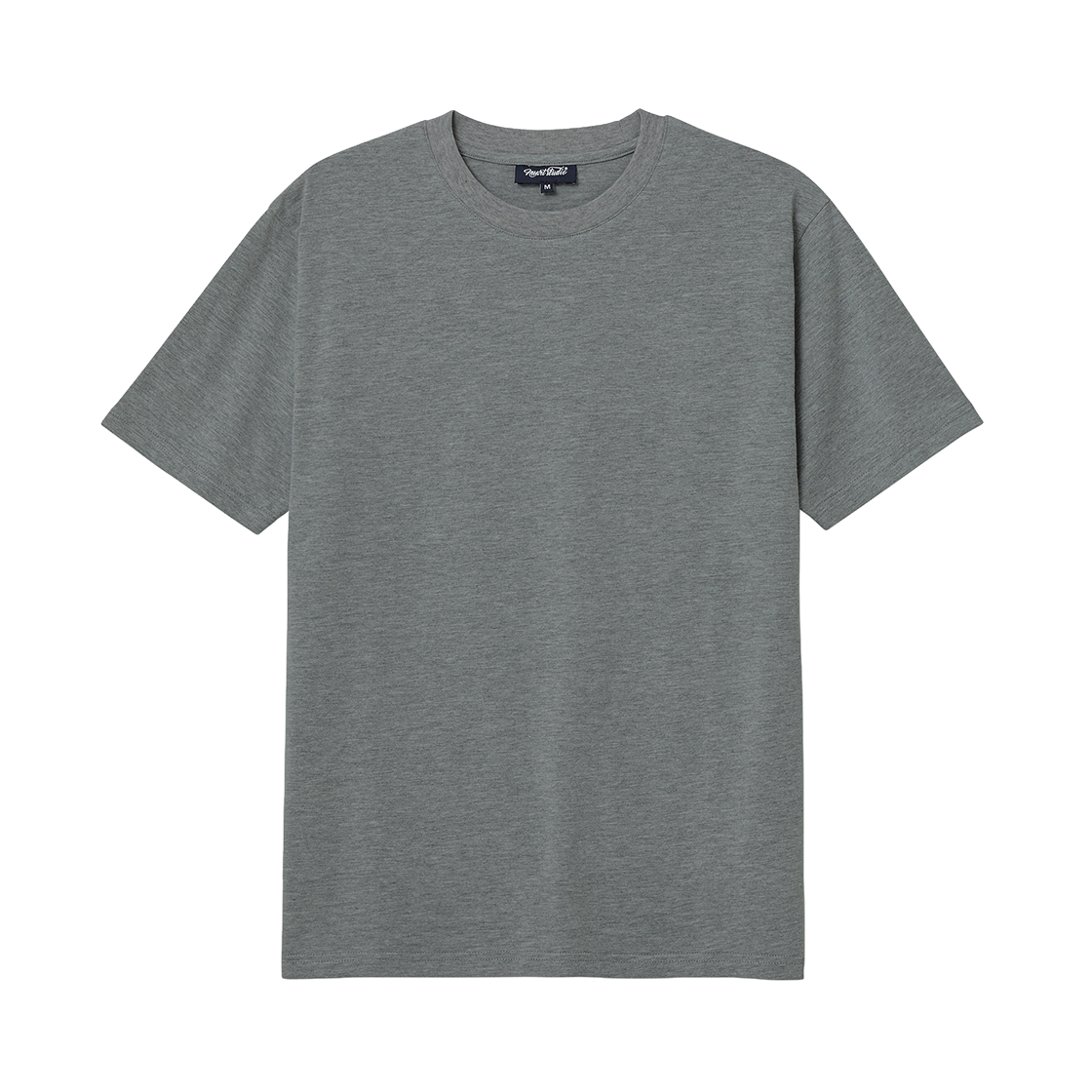 누아트스튜디오 프레임 머슬핏 반팔 티셔츠 다크그레이(NUART STUDIO Frame Muscle Fit Short Sleeve Dark Gray)