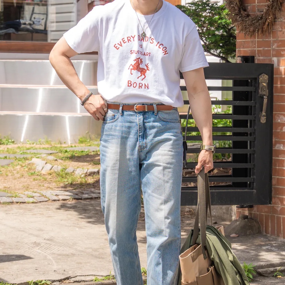 GILDAN X Vintage Collection EVERY DADS ICON T-Shirt 착용 스타일 - 2