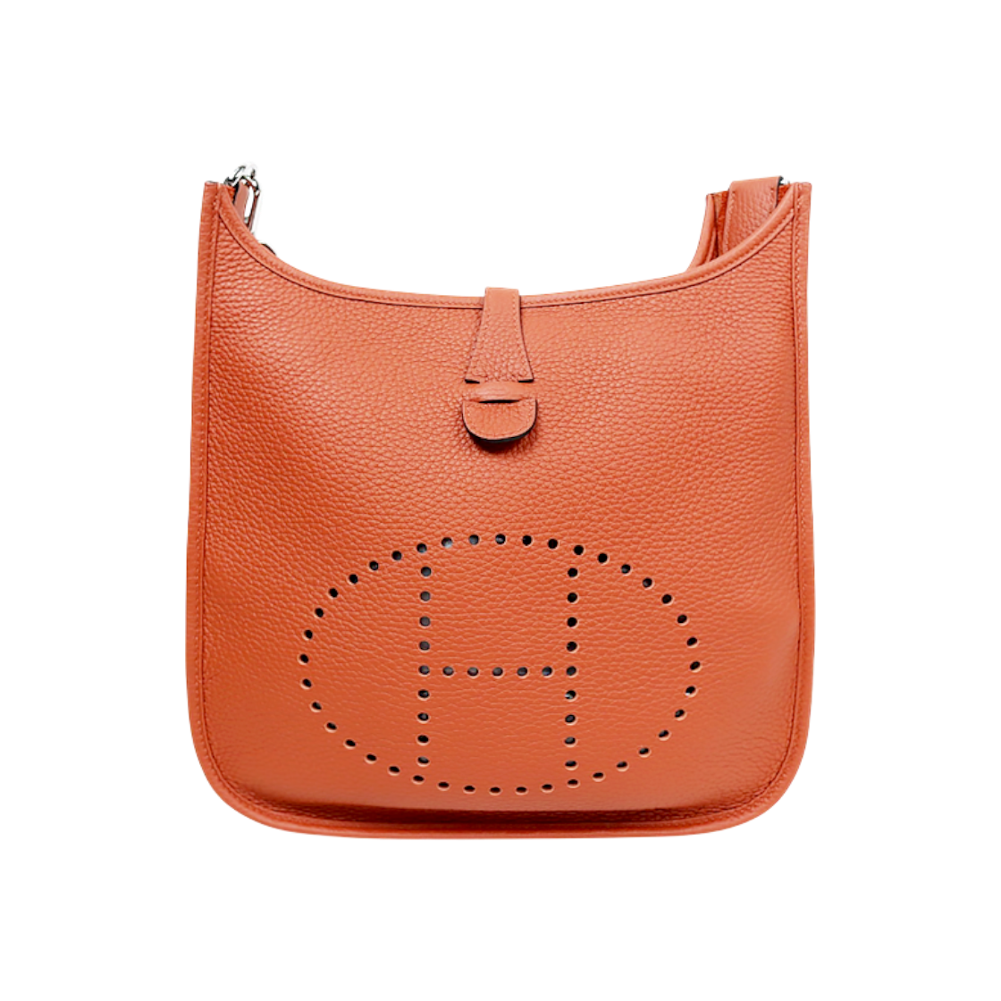 ITNEW9WWNR92 Hermes Evelyn 29 B-Stamp Silver Shoulder Bag C-A58899