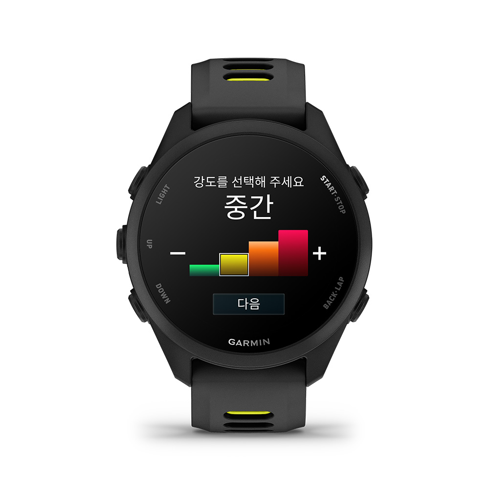 가민 포러너 170 뮤직 블랙 러닝 GPS 스마트워치(Garmin Forerunner170Music,GPS,WiFi,Black/Amp Yellow,KOR/SEA,AA5206_010-03920-52) - 2