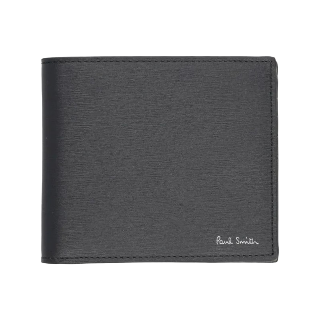 폴 스미스 로고 엠보스 스티치 빌폴드 월렛 블랙(Paul Smith Logo Embossed Stitch Billfold Wallet Black)