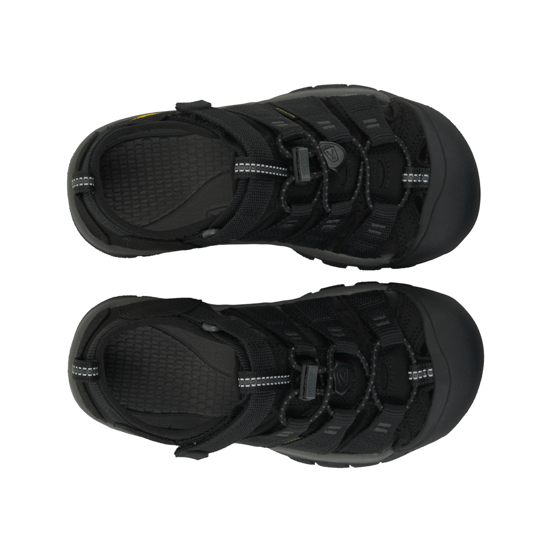 (키즈) 킨 뉴포트 H2 블랙 옐로우((Kids) Keen Newport H2 Black Yellow) - 5