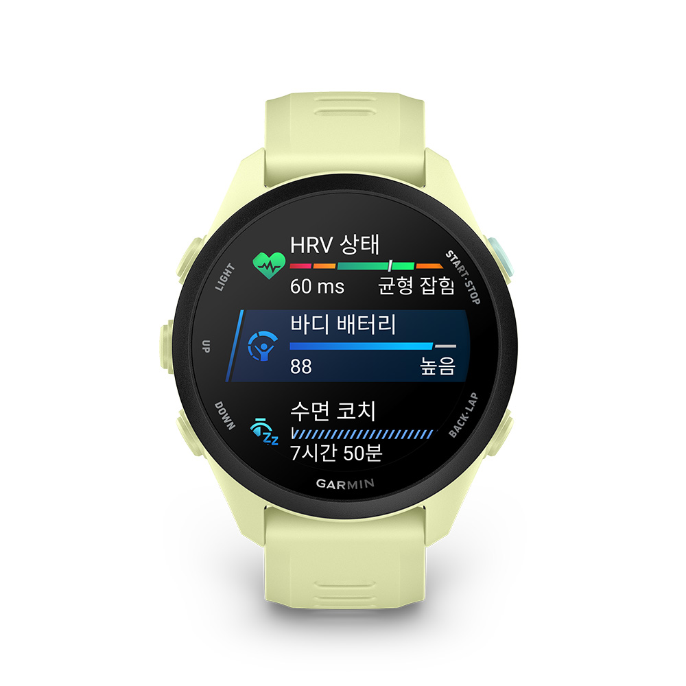 가민 포러너 70 시트론 러닝 GPS 스마트워치(Garmin Forerunner 70, GPS, Citron, TWN/KOR/SEA,AB5206_010-04307-12) - 2