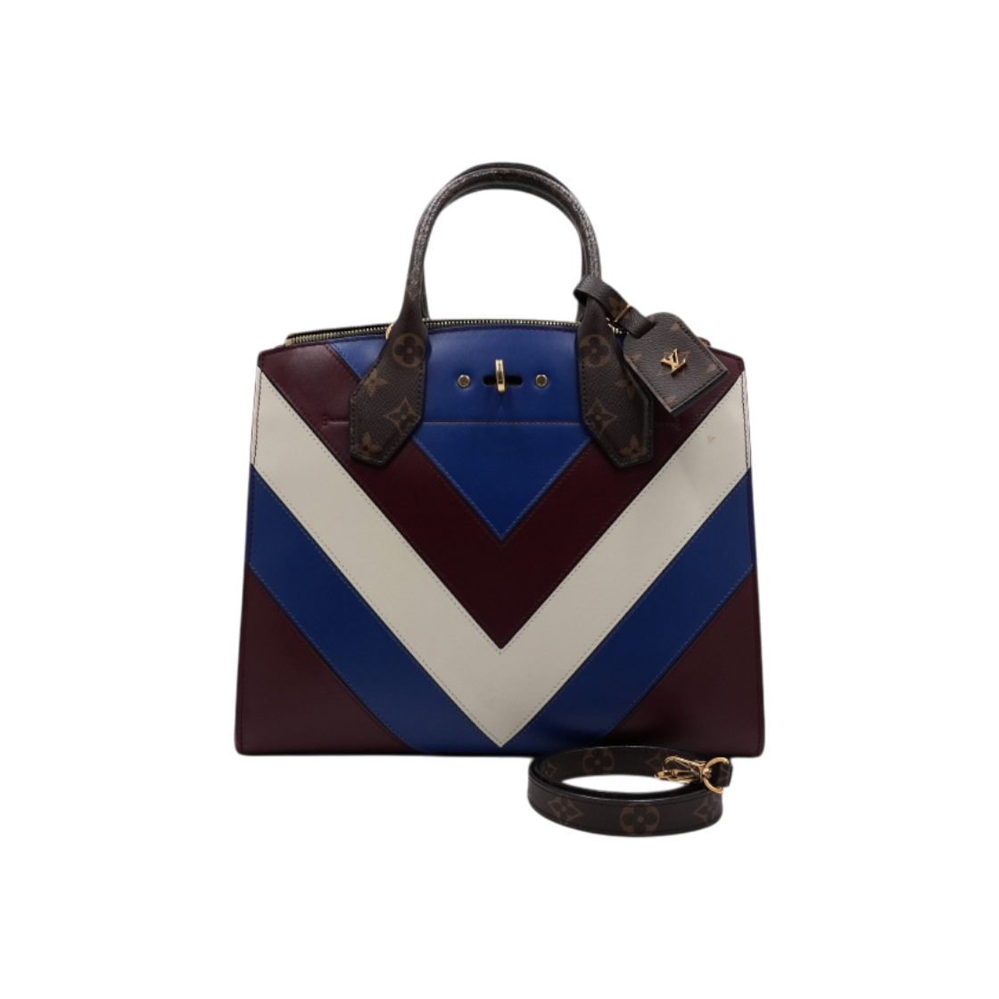 IT3JL5MFEAPK Louis Vuitton Monogram Multicolor City Steamer MM Tote & Shoulder Bag
