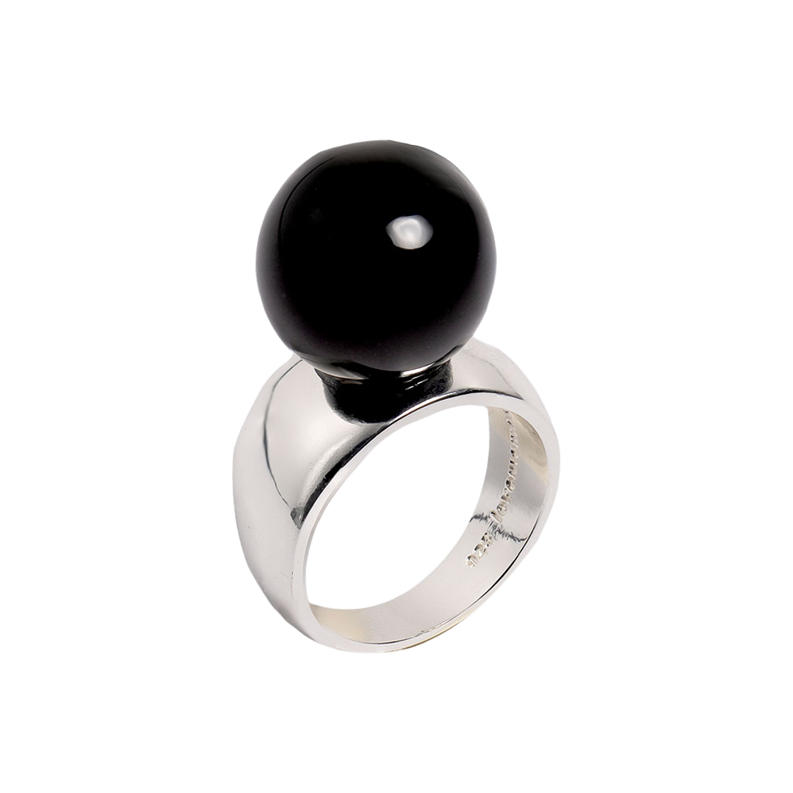 러브미몬스터 볼드 무드 원석 반지 블랙(lovememonster Bold Mood Gem Ring BLACK) - 1