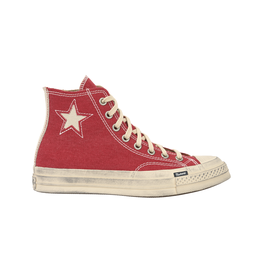 컨버스 x 매드해피 척 70 로우 레드 내츄럴 아이보리(Converse x Madhappy Chuck 70 Red Natural Ivory)