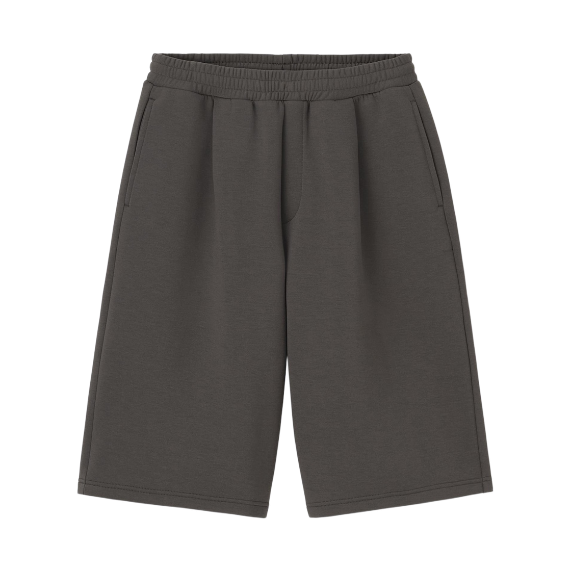 359241-38 GU Puff Sweat Baggy Pants Dark Brown