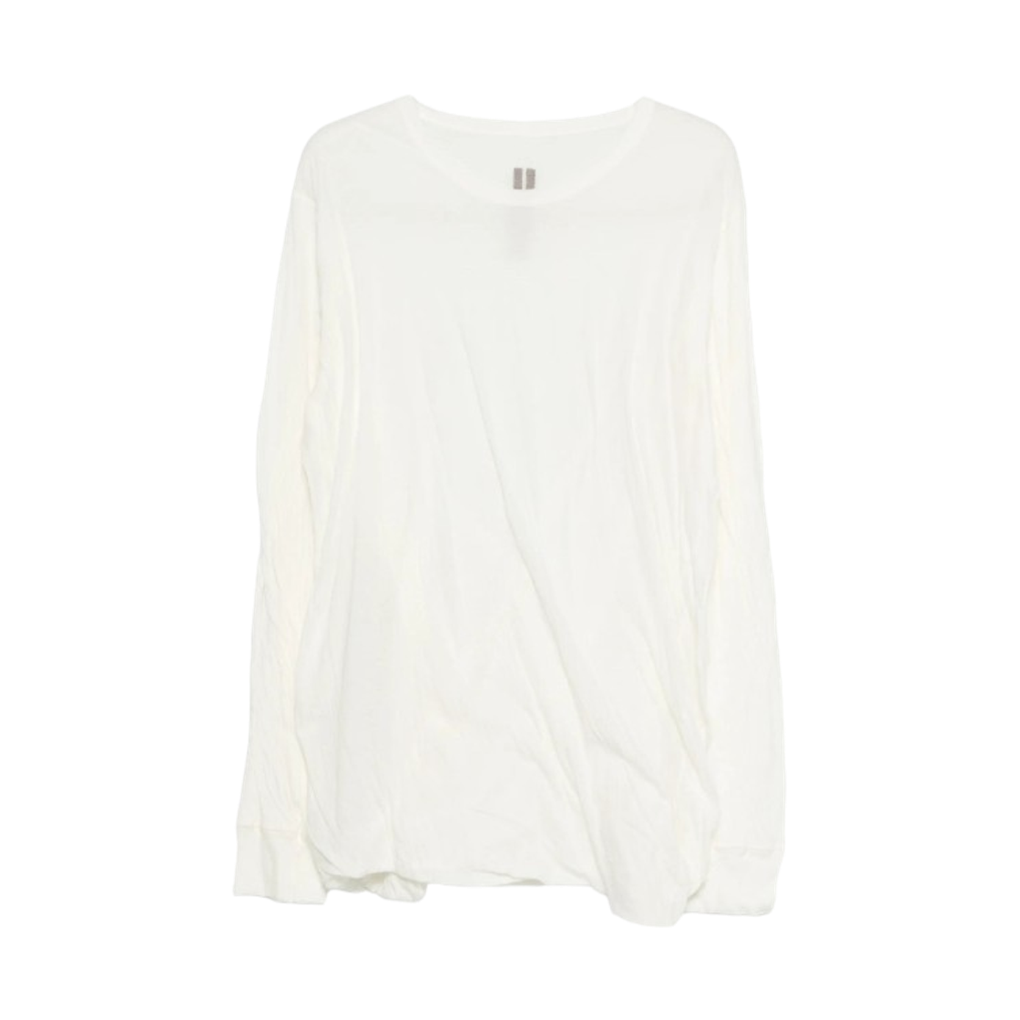 릭 오웬스 점보 더블 롱슬리브 티셔츠 화이트(Rick Owens Jumbo Double Long Sleeve T-Shirt White)