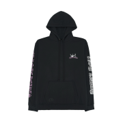 Chrome Hearts Deadly Doll Arm Logo Fleece Pullover Hoodie Black