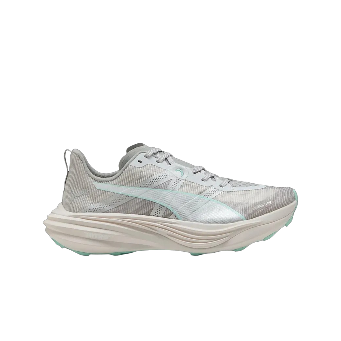 310468-03 (W) Puma Deviate Nitro Elite Trail Feather Grey Mint Melt