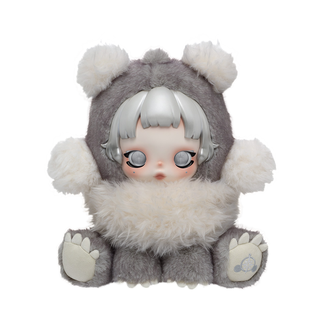 팝마트 스컬판다 펑크 판다 인형(Pop Mart Skullpanda Punk Panda Plush Doll)