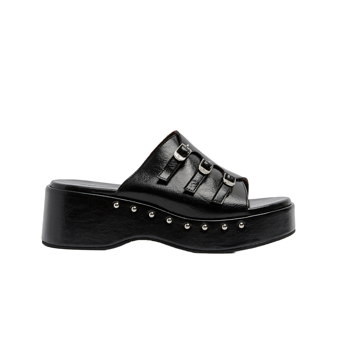 무드나잇 클리프 플랫폼 클로그 샌들 l 블랙(Moodnight Cliff Platform Clog Mules l Black)
