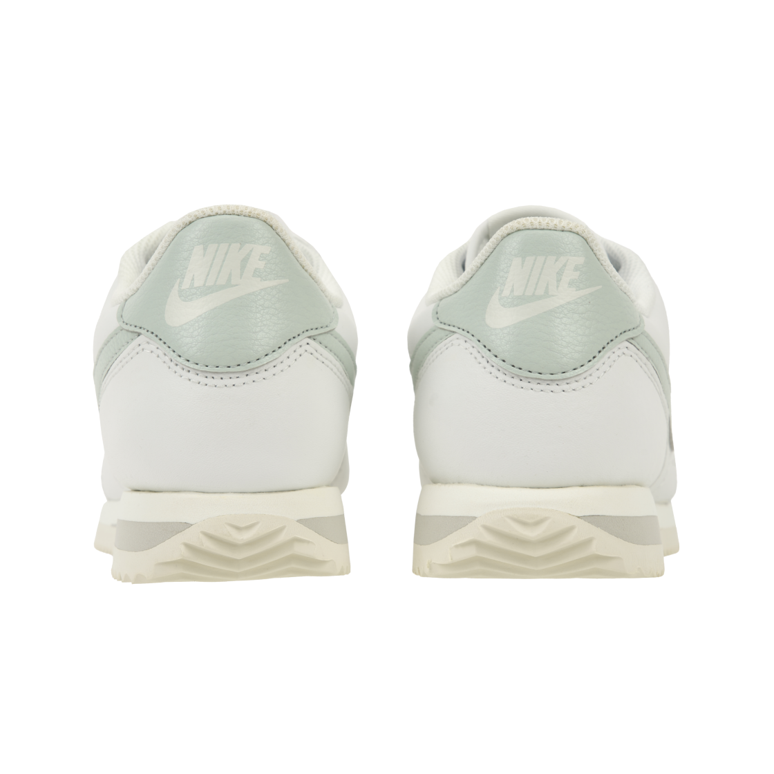(W) 나이키 코르테즈 레더 서밋 화이트 라이트 실버((W) Nike Cortez Leather Summit White Light Silver) - 6