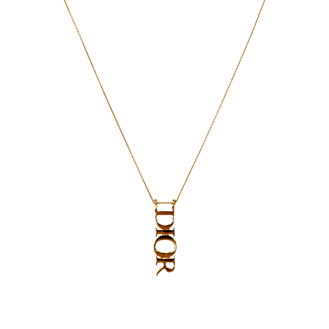ITQ7TDVDHC56 Dior Vertical Gold Necklace A-B53049