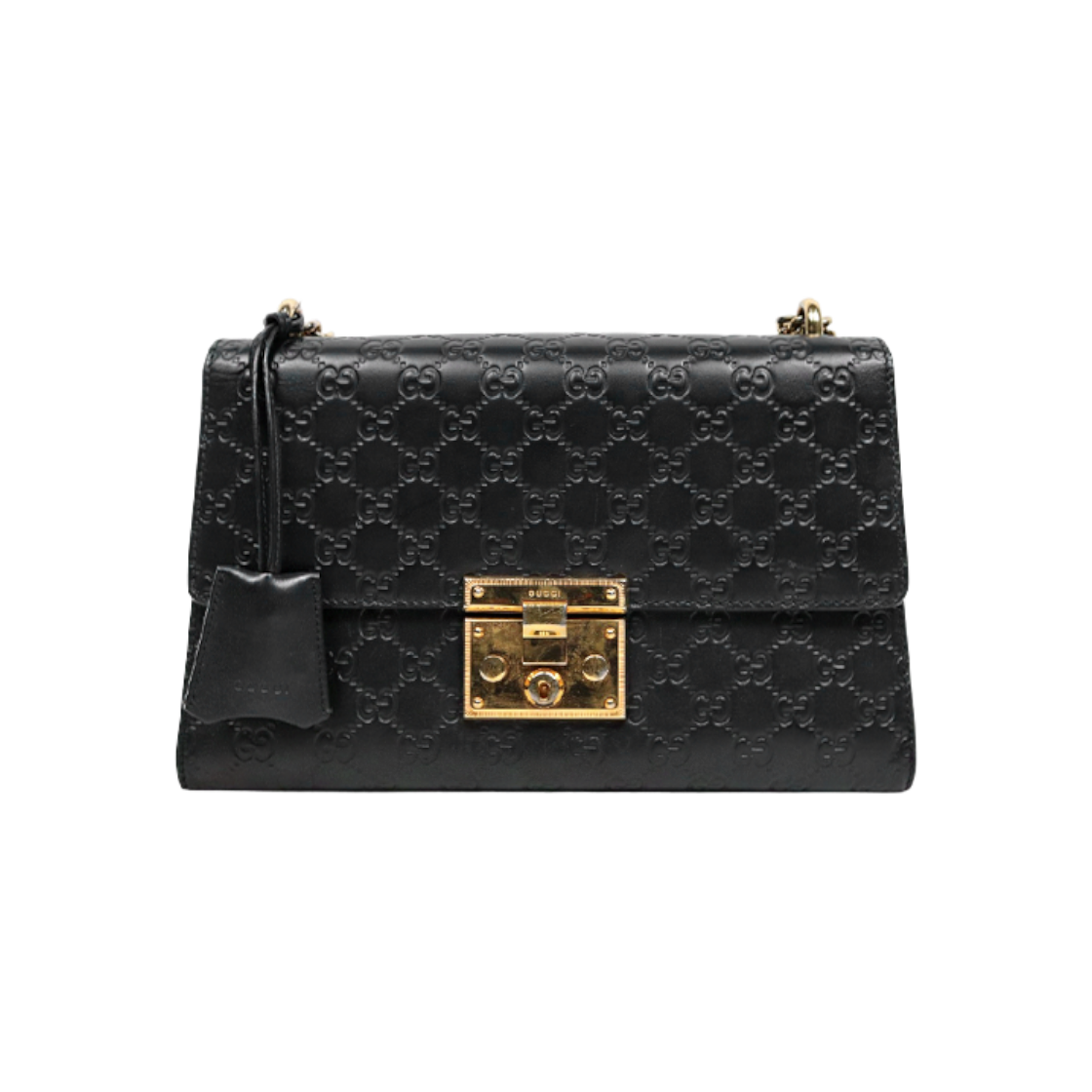 ITHRQTHDKG4N Gucci Padlock Large Black Shoulder Bag C-A57551