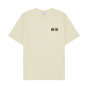 Maison Kitsune Double Bold Fox Head Comfort T-Shirt Latte