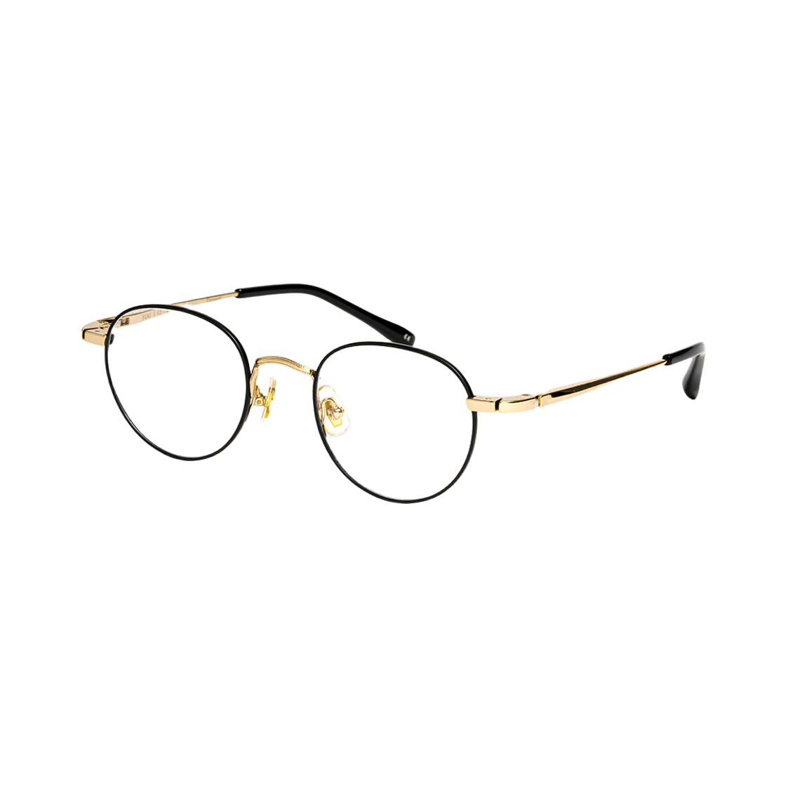 테츠오아이웨어 유키 메탈테 C1 블랙 & 골드(TETSUO EYEWEAR Yuki C1 Black & Gold) - 2