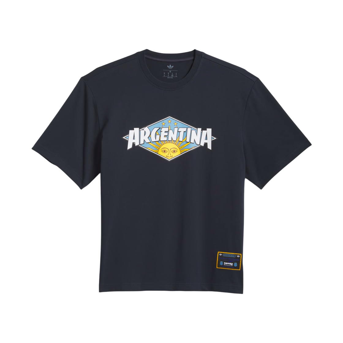 KX4543 Adidas x Thrasher x Argentina T-Shirt Night Navy - KR Sizing
