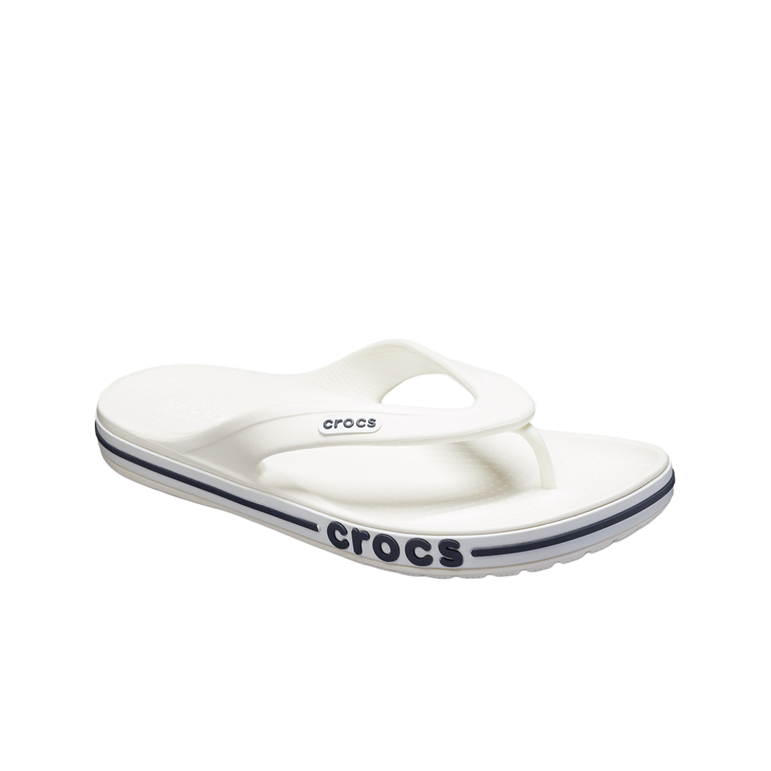 크록스 바야밴드 플립 화이트 네이비 26SUFP205393(Crocs BAYABAND FLIP WTN 26SUFP205393) - 3