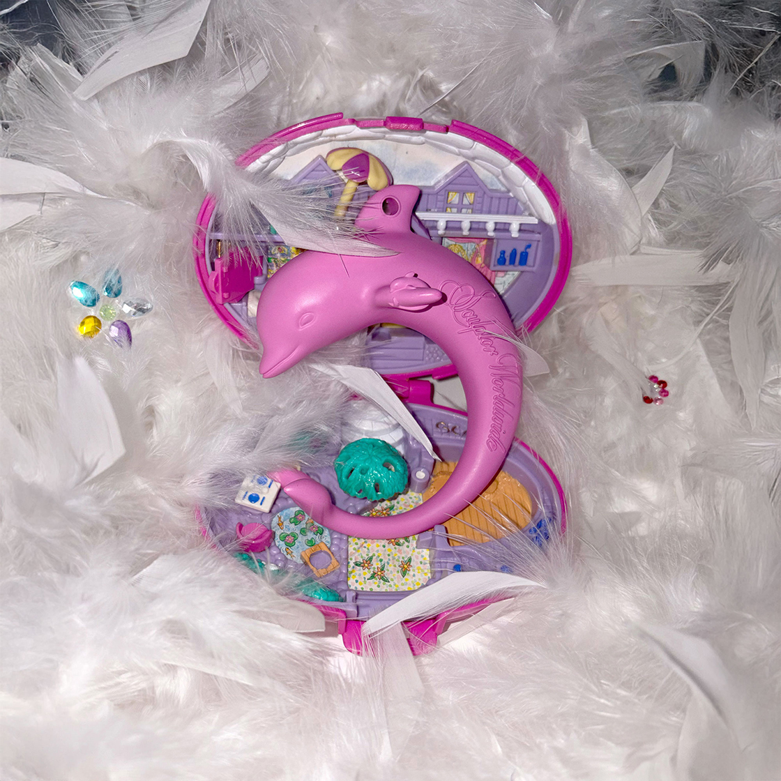 스컬프터 돌핀 뱅글 애시드 핑크(Sculptor Dolphin Bangle Acid Pink) - 1