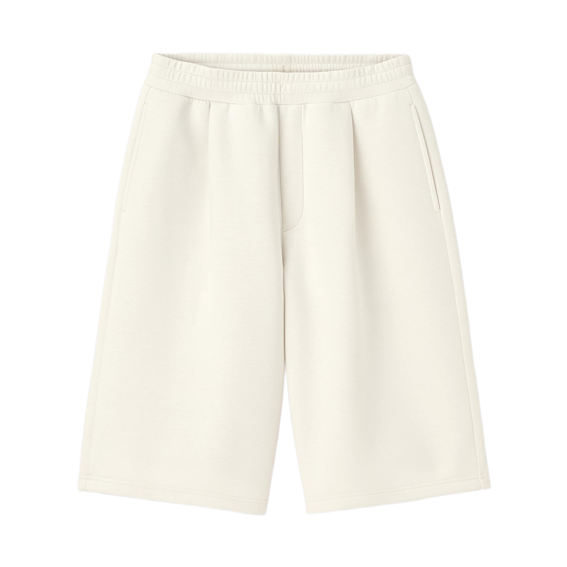 359241-30 GU Puff Sweat Baggy Pants Natural