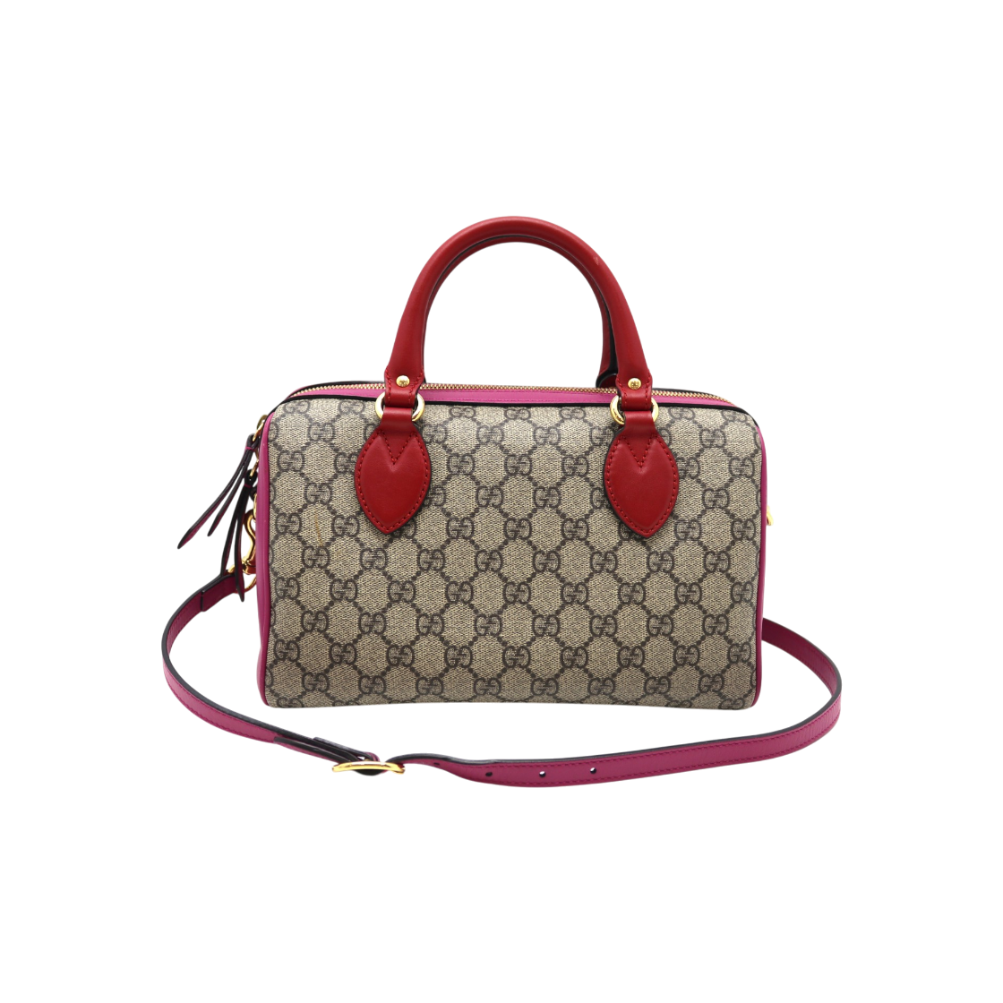 ITUIPI622GF5 Gucci 409529 GG Supreme Canvas Top Handle Bag
