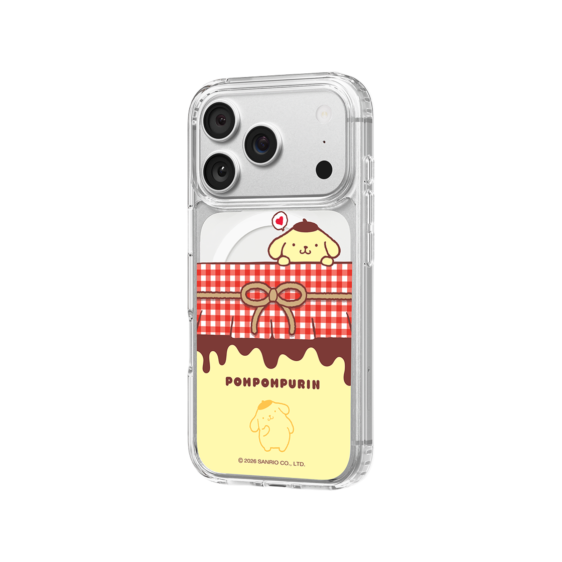 폼폼푸린 푸딩팩 클리어 마그넷 케이스 for iPhone17 Series(POMPOMPURIN Pudding pack Clear Magnet Case for iPhone17 Series) - 5