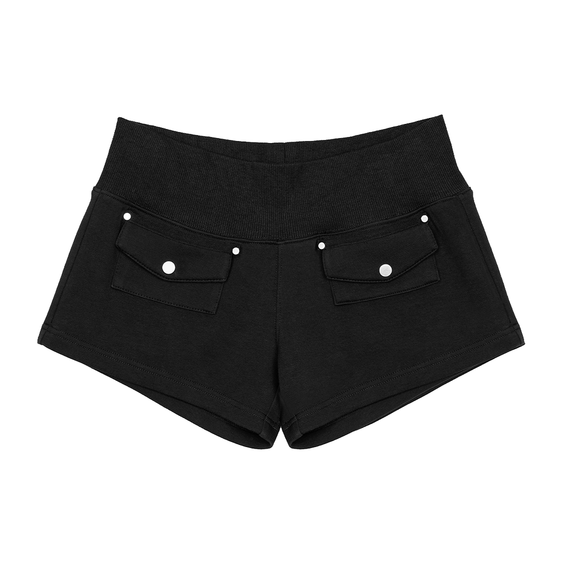러프넥 플랩 포켓 숏팬츠 블랙(Roughneck Flap Pocket Short Pants Black)