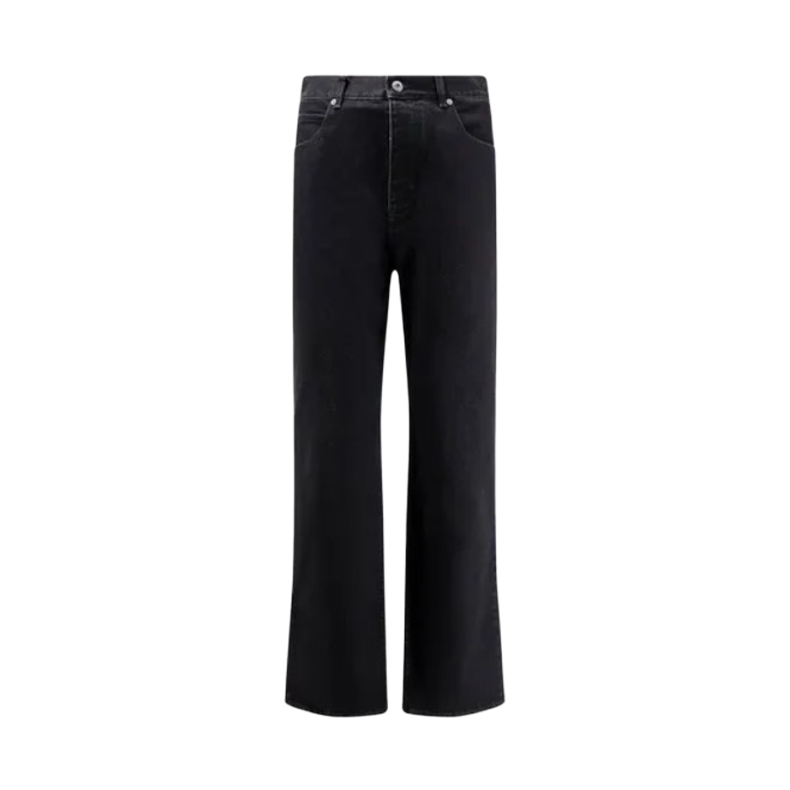 861558V69O01000 Bottega Veneta Faded Straight Leg Jeans Black