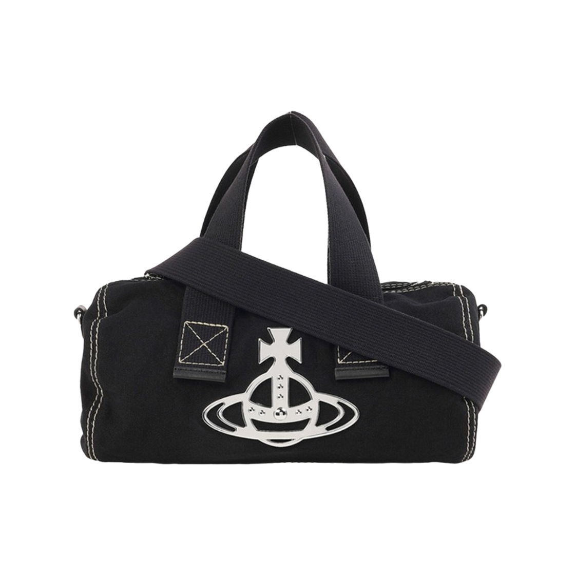 48020010U-W01AY-N401 Vivienne Westwood Paul Cylinder Crossbody Bag Black