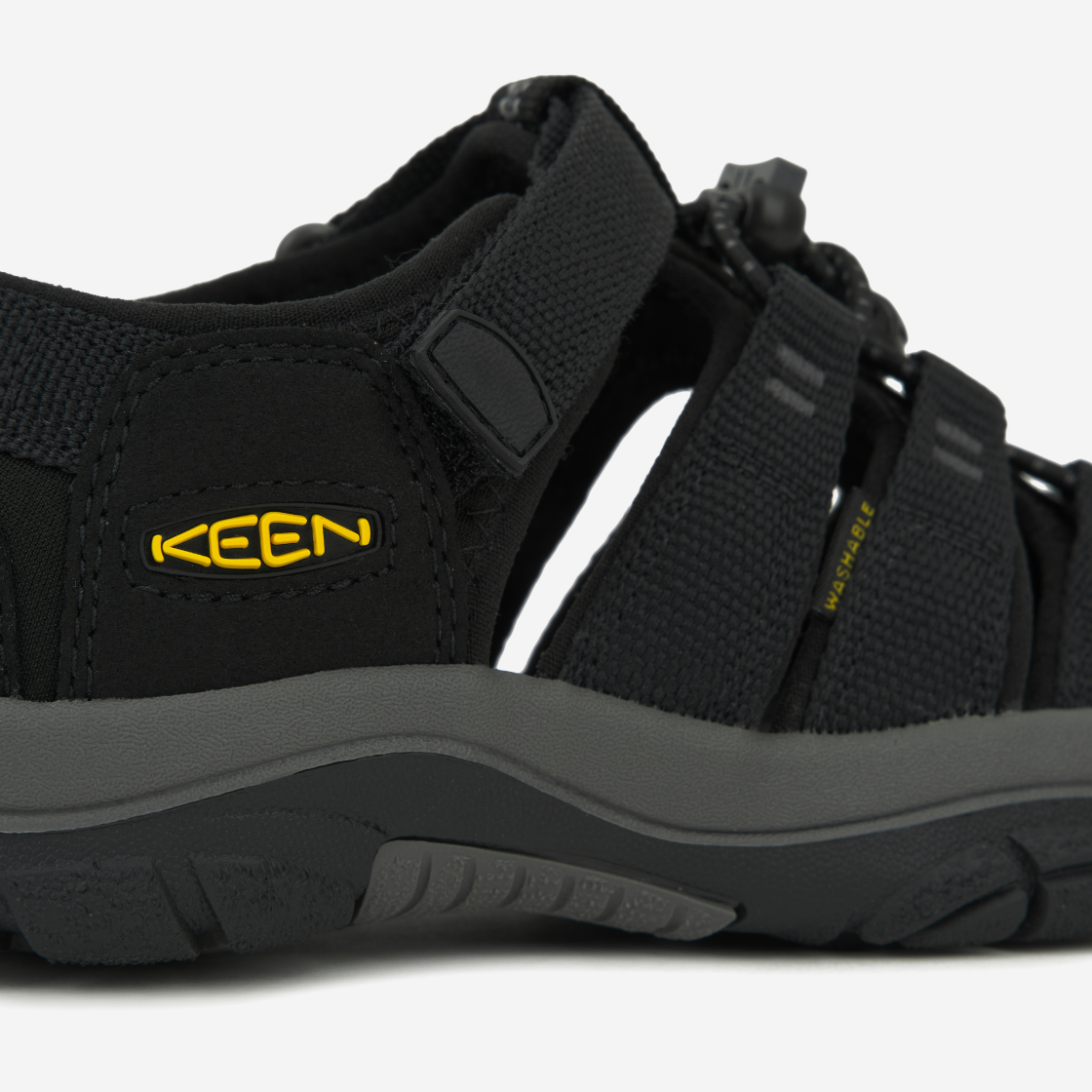 (키즈) 킨 뉴포트 H2 블랙 옐로우((Kids) Keen Newport H2 Black Yellow) - 8