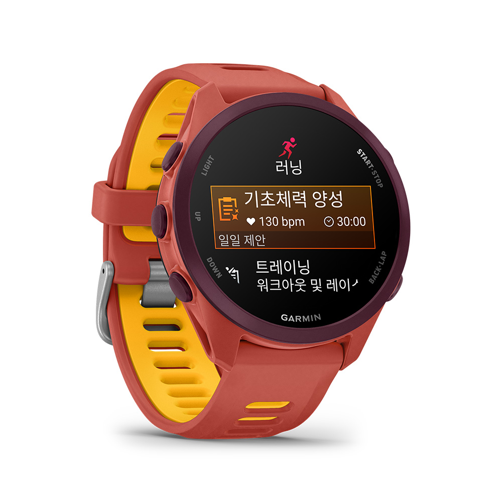 가민 포러너 170 뮤직 레드핑크 러닝 GPS 스마트워치(Garmin Forerunner170Music,GPS,WiFi,Red Pink/Mango, KOR/SEA,AA5206_010-03920-55) - 3