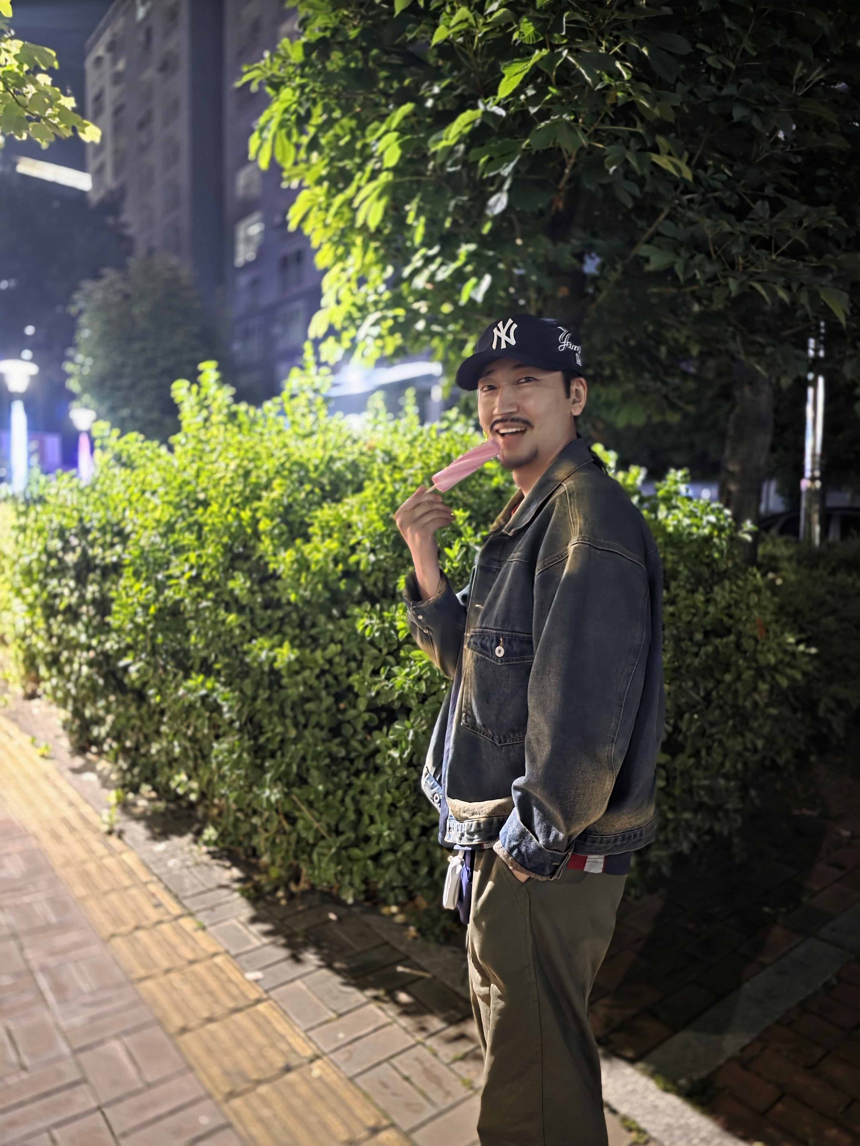 New Era MLB New York Yankees Pillbox Series Ball Cap Navy, Honda Speed Track Nylon T-Shirt Navy 착용 스타일 - 3