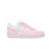 (GS) Nike Court Borough Low Recraft White Pink Foam