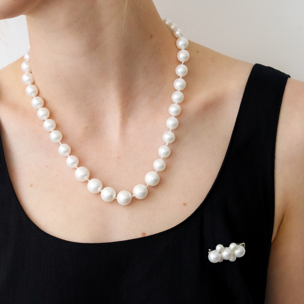 러브미몬스터 볼드 무드 원석 브로치 화이트(lovememonster Bold Mood Gem Brooch WHITE) - 2