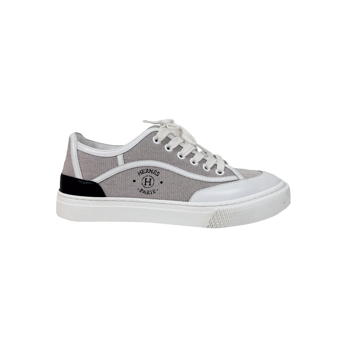 ITDO7JLFD786 Hermes Get Sneakers Prunelle Blanc H231724ZHPN