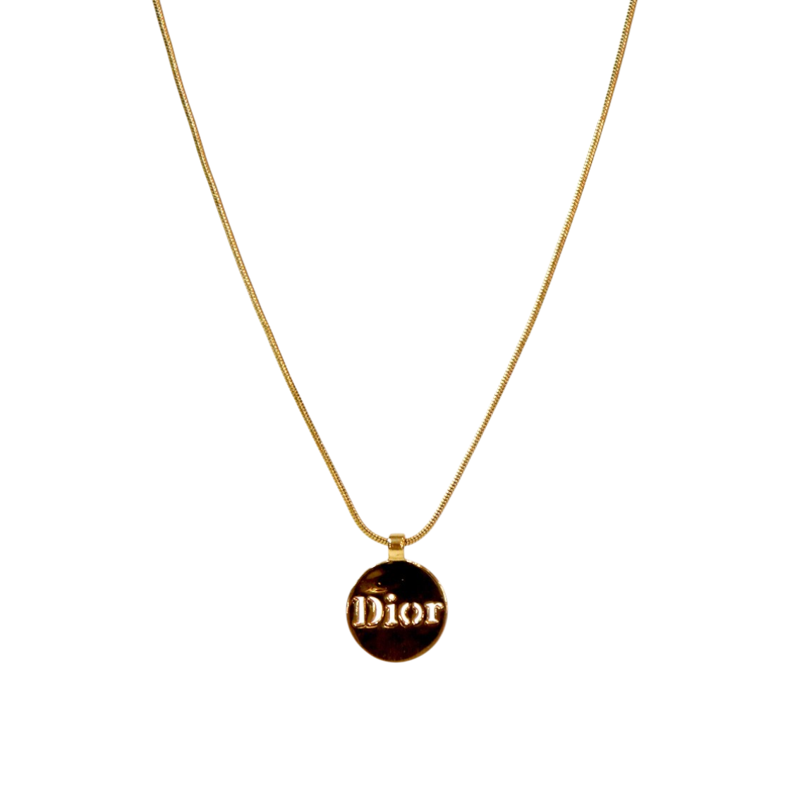 ITQQHEJR66PB Dior Gold Coin Necklace A-B57817