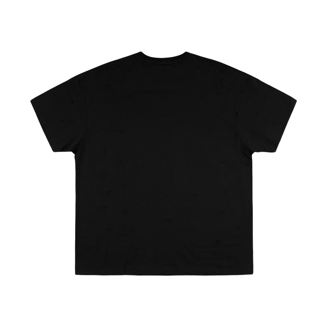 에모스탠스클럽 디스트레스드 슬림 블랭크 티셔츠 블랙(emostanceclub Distressed Slim Blank T Black) - 2