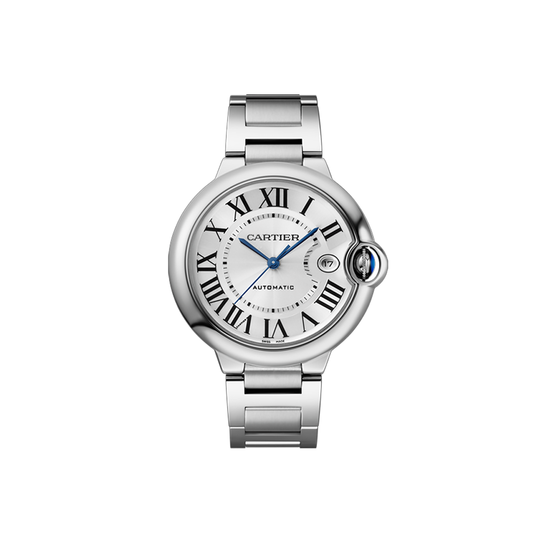 IT5V2ADDGQD7 Cartier Ballon Bleu Large Silver Watch No. 7879