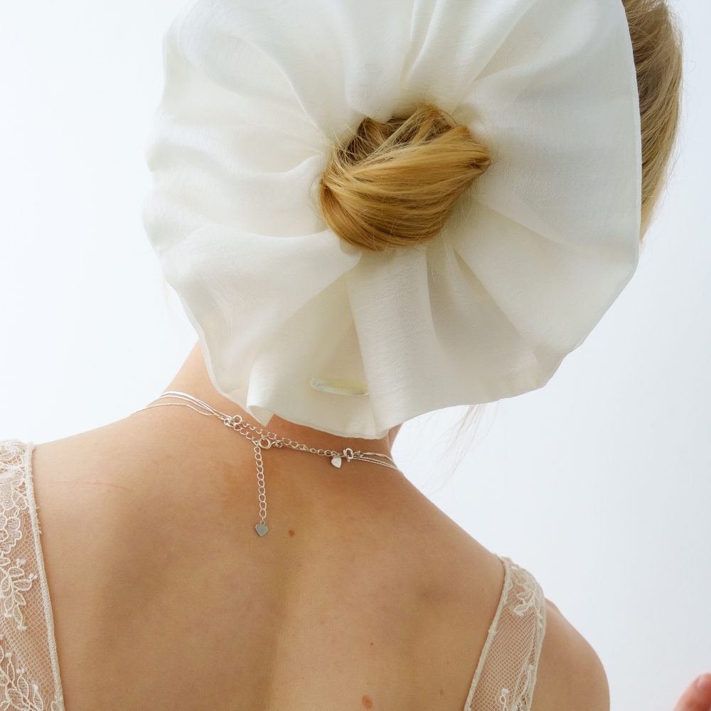러브미몬스터 퓨어 포그 스크런치 라지 아이보리(lovememonster Pure Fog Scrunchy L IVORY) - 3